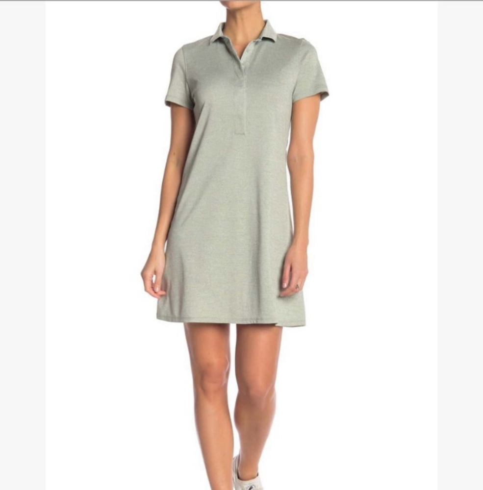 OUTDOOR VOICES Players Polo Green Dress - Picture 3 of 9